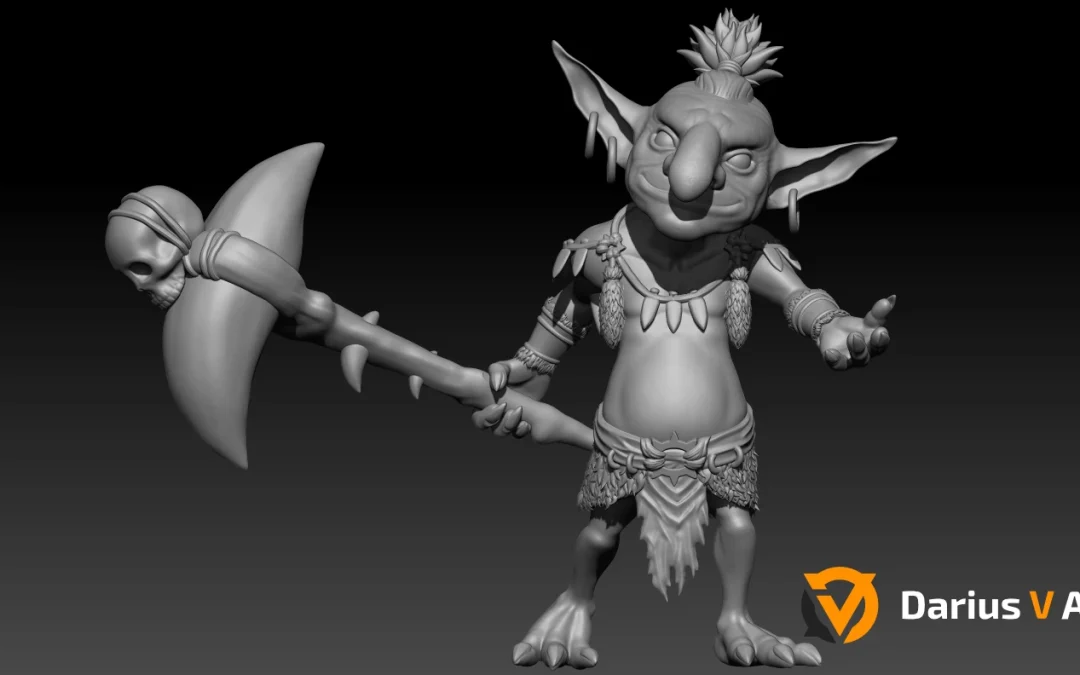GOBLING: Fantastic, Amazing and a Little 3D Character Model