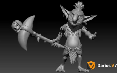 GOBLING: Fantastic, Amazing and a Little 3D Character Model