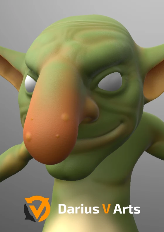 darius-v-arts-texturing-substance-painter-gobling-close-up